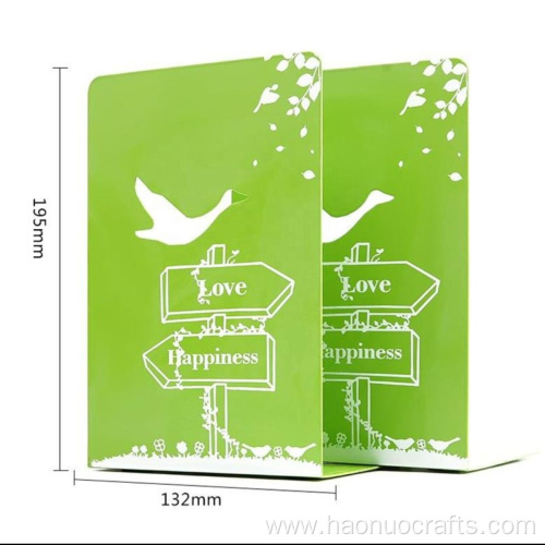 bird book stand metal simple bookshelf thickened